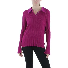 3.1 Phillip Lim Womens Ribbed Cotton Henley