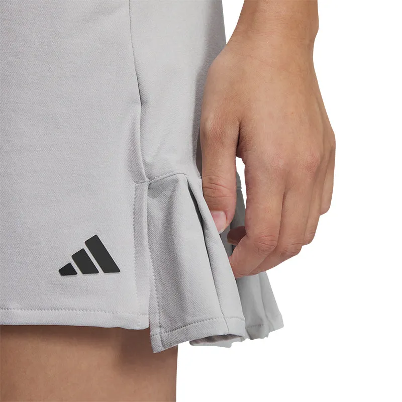 ADIDAS 4-Way Stretch Back Pleated Skirt (Grey)