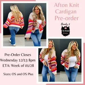 Afton Knit Cardigan Pre-Order