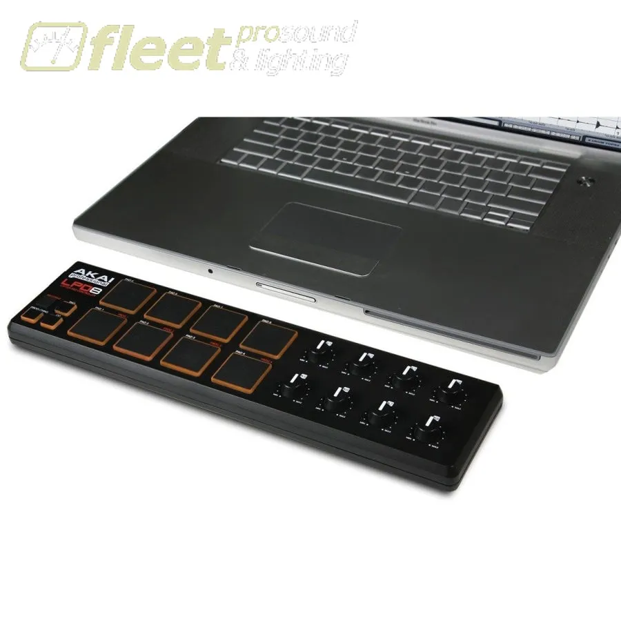 Akai LPD8V2 USB MIDI laptop pad controller