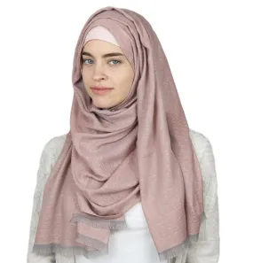 Aker Jacquard Hijab Shawl Pink 1023BRL