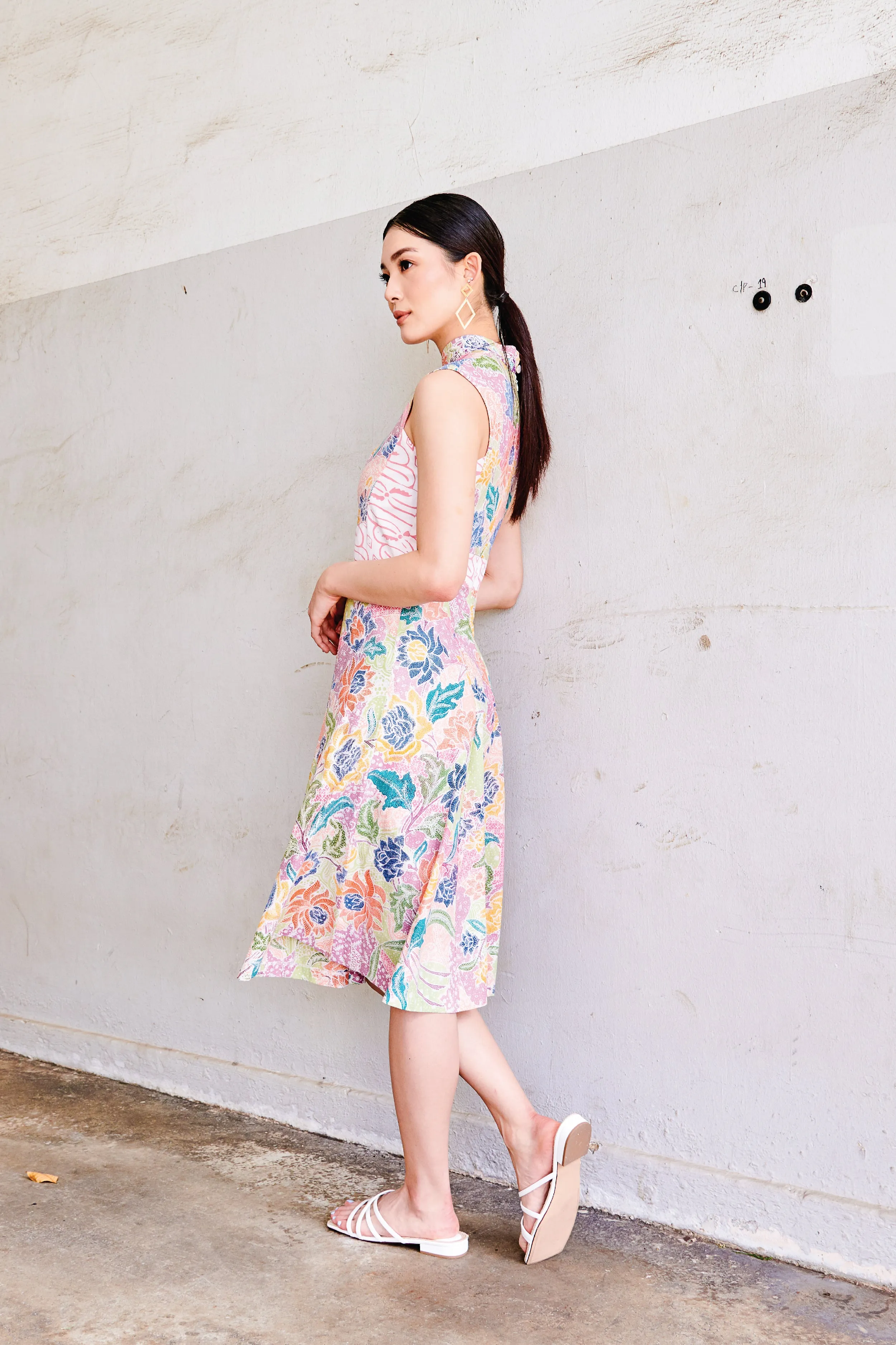 ALPENGLOW CHEONGSAM DRESS