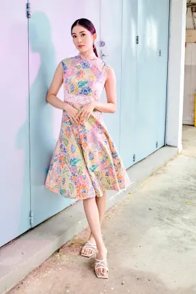 ALPENGLOW CHEONGSAM DRESS