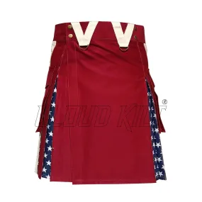 American Flag Hybrid Kilt For Men