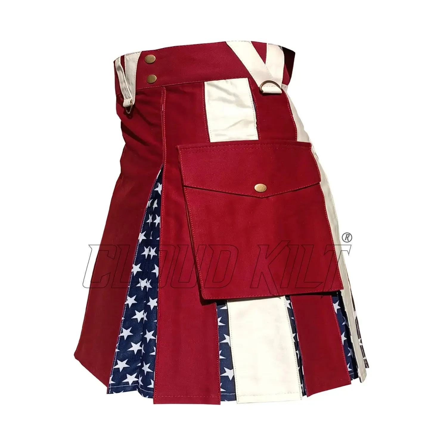 American Flag Hybrid Kilt For Men