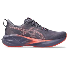 ASICS NOVABLAST 5 (WOMENS) GREYISH PURPLE/CORAL REEF