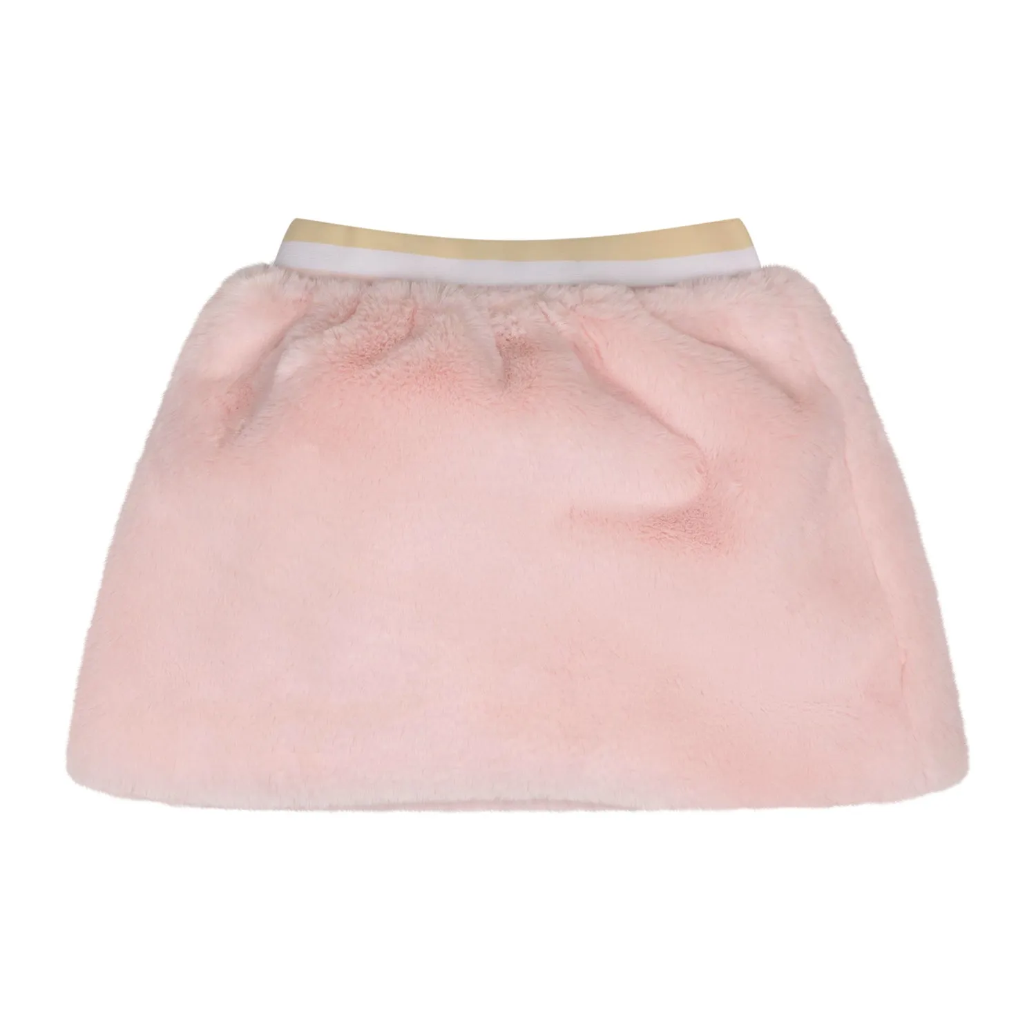 AW24 A Dee Girls Sisi Pink Faux Fur Skirt Set