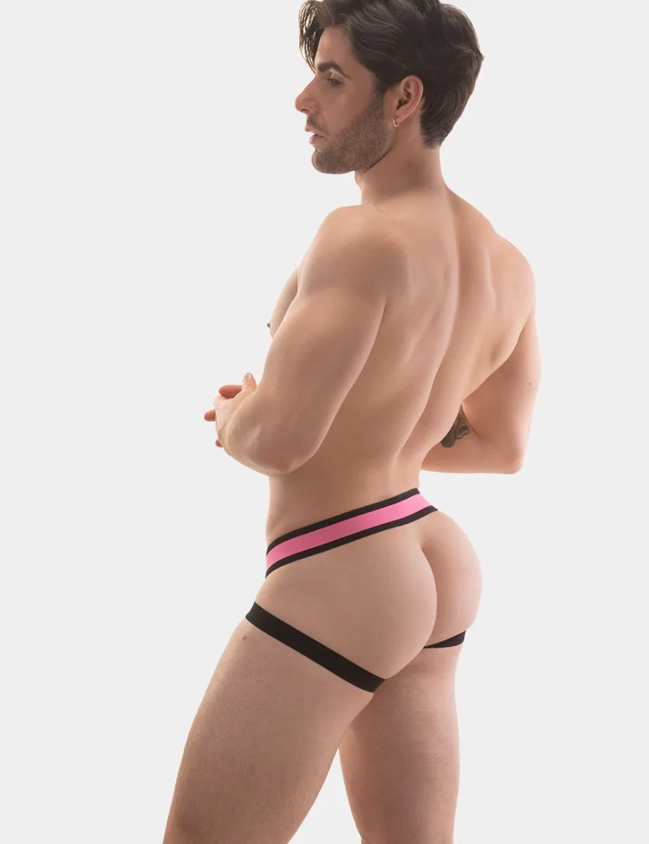 Barcode Berlin Jockstrap Yeni Neonpink Black