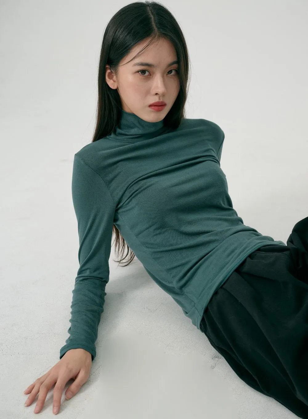 Basic Long Sleeve Turtleneck ID07