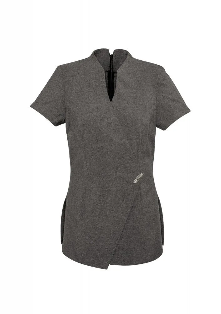 Biz Spa Mock Wrap Tunic