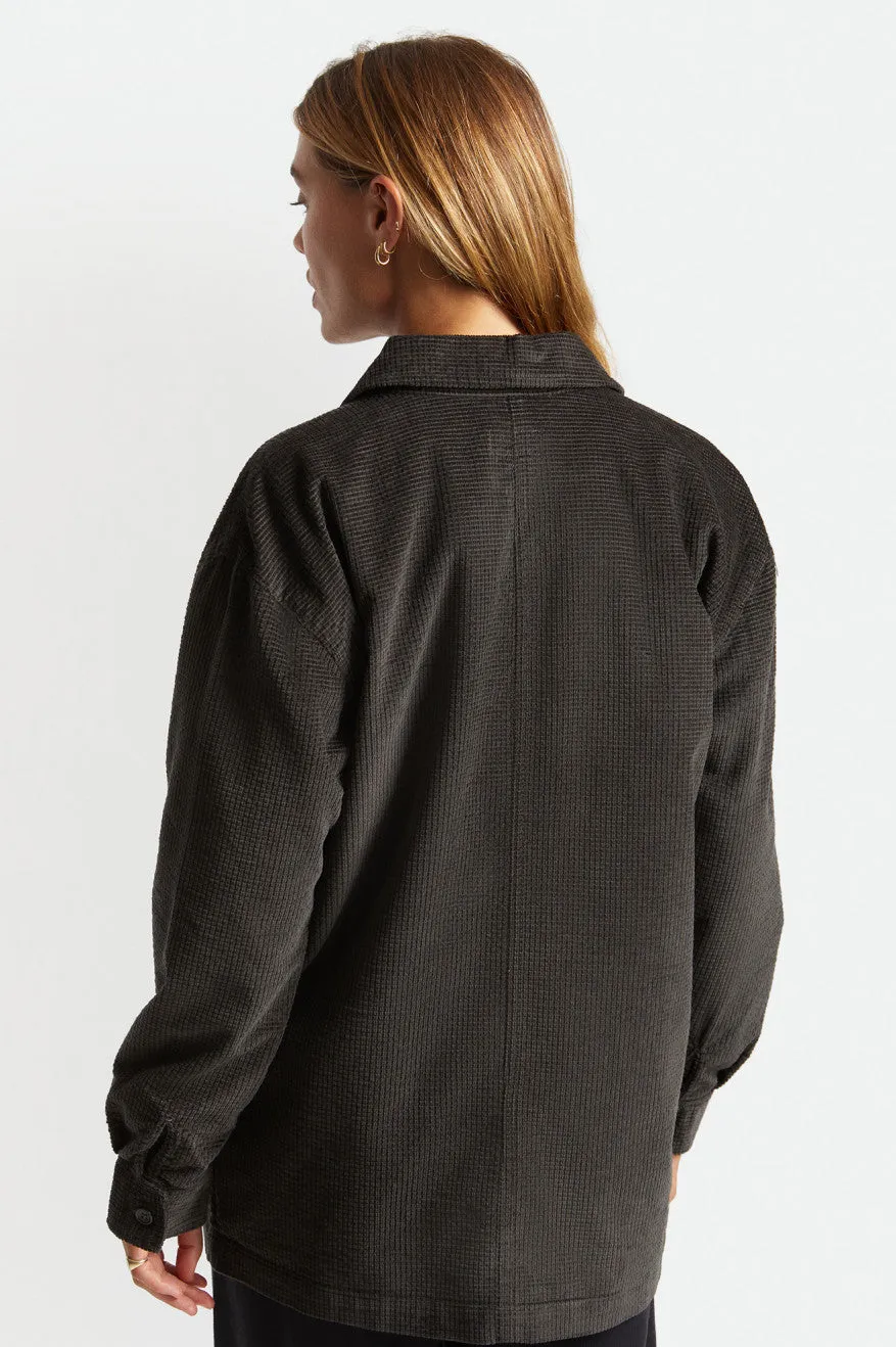 Bowery Tunic Overshirt - Washed Black