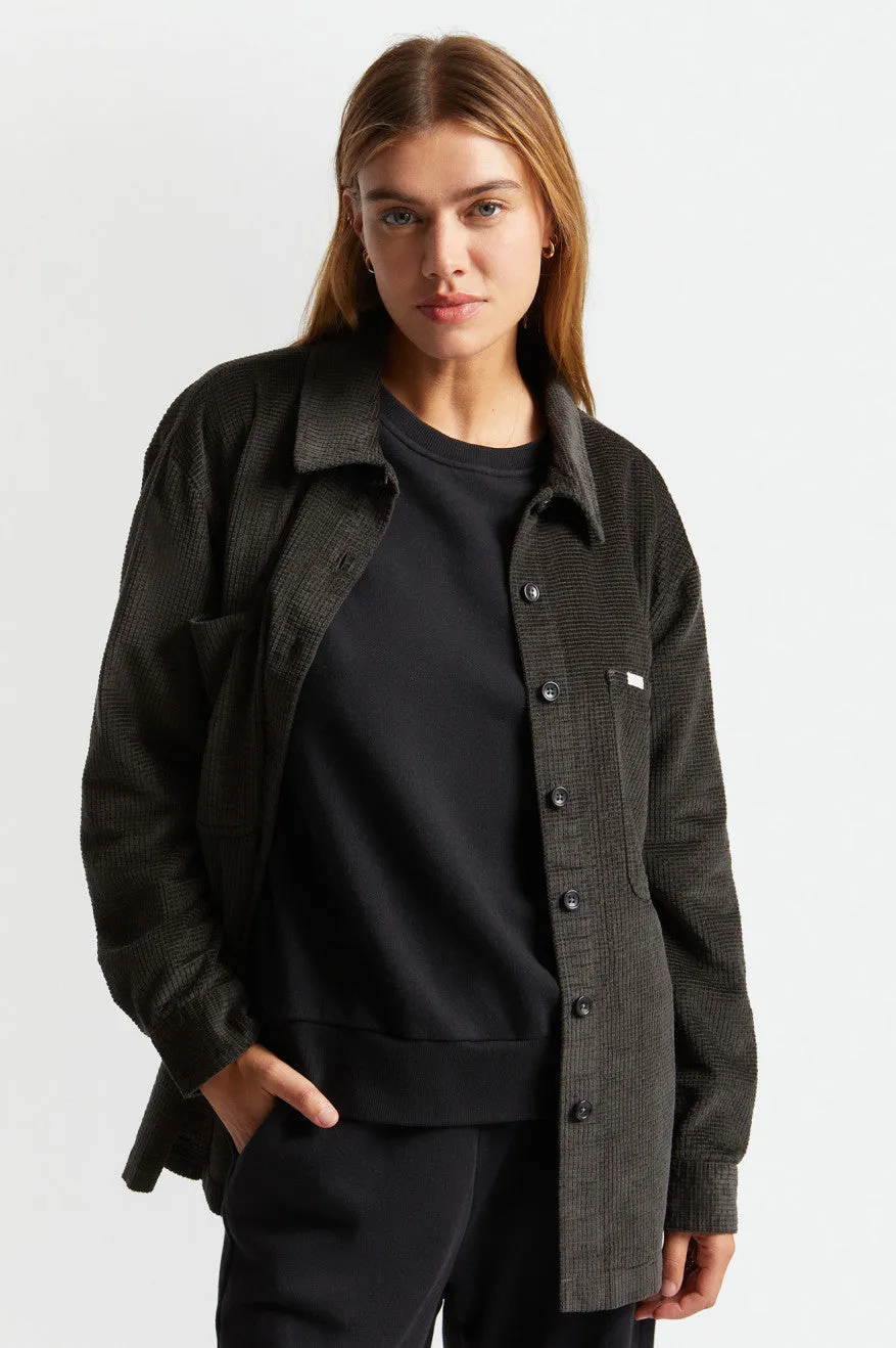 Bowery Tunic Overshirt - Washed Black