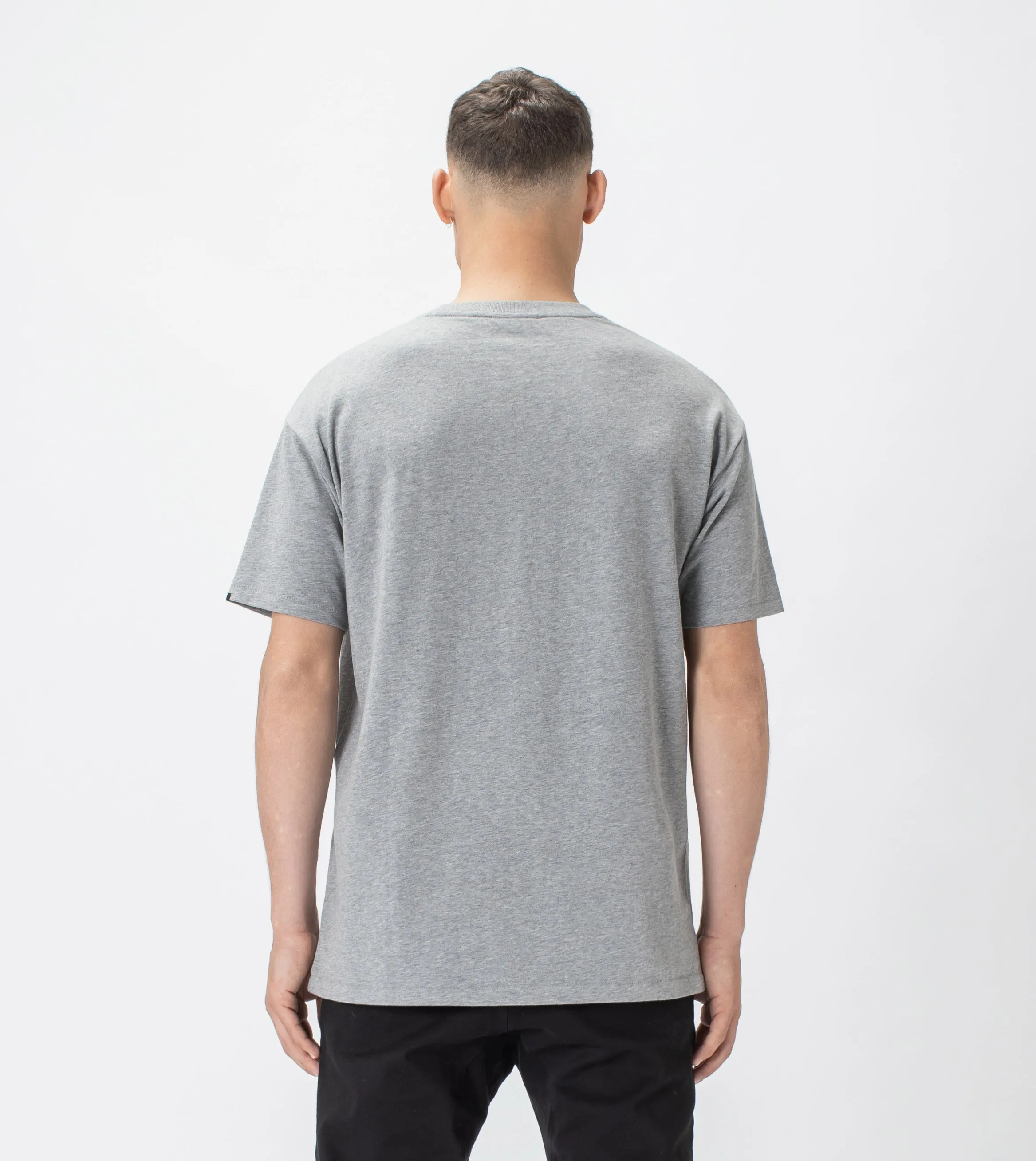 Box Tee Dk Grey Marle