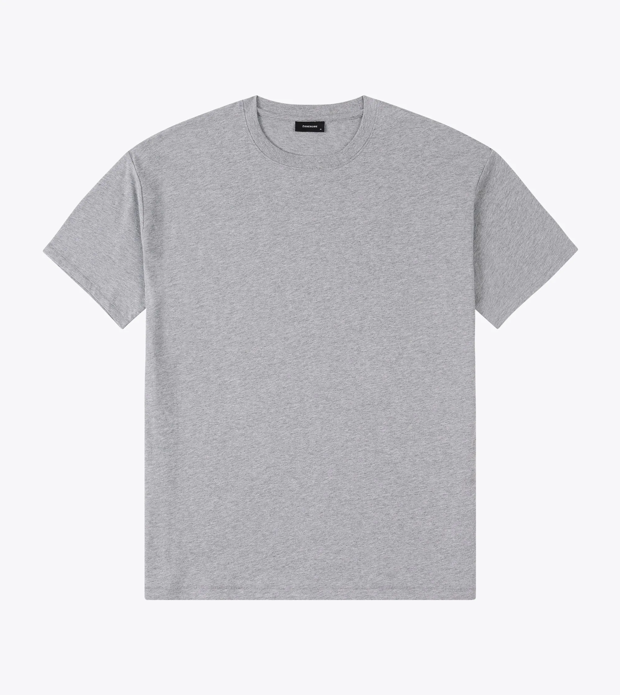 Box Tee Dk Grey Marle