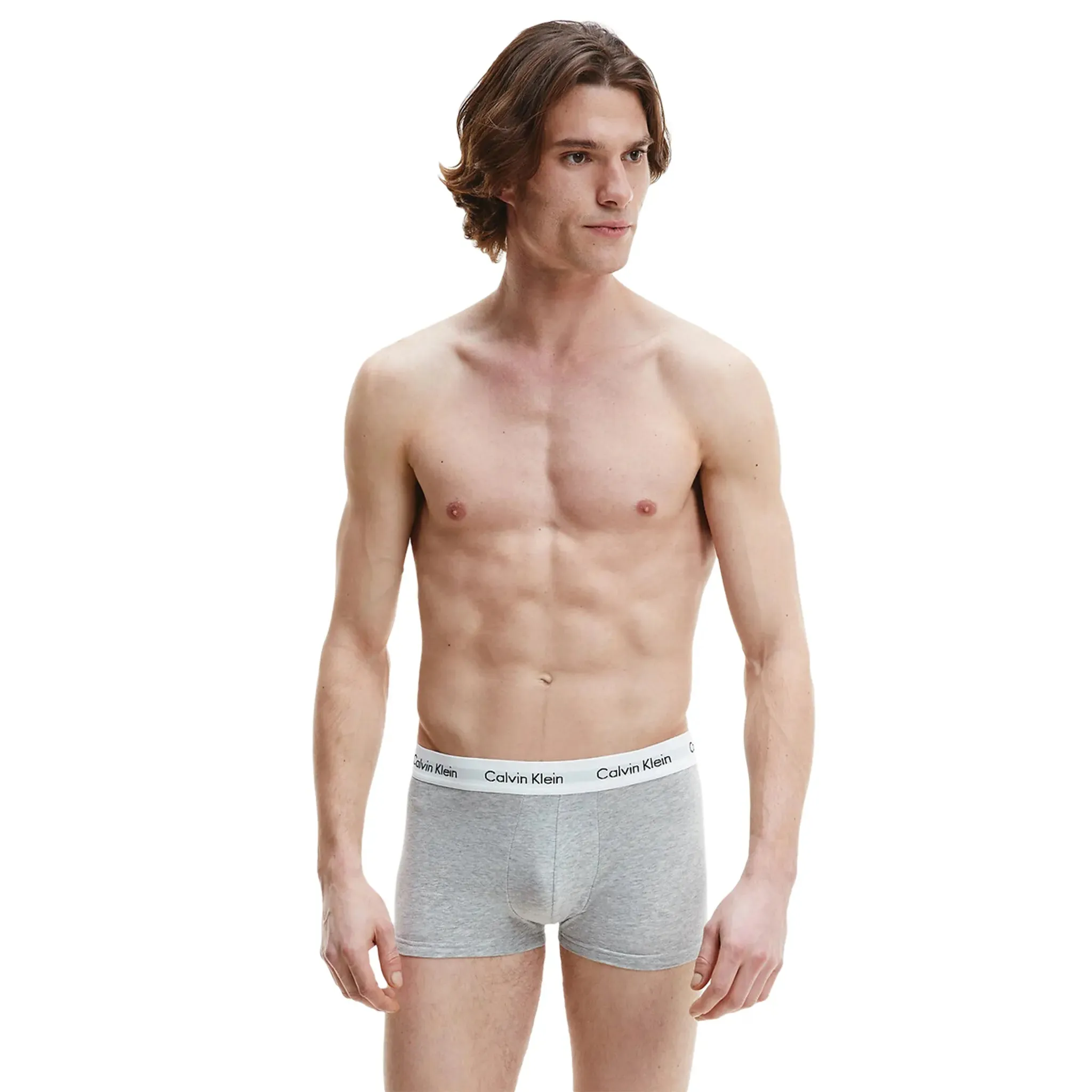 Calvin Klein Pack Cotton Stretch Grey Boxers Three Pack