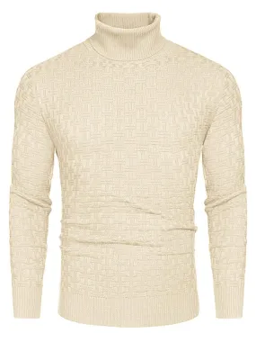 Casual Slim Fit Turtleneck Pullover Sweaters (US Only)