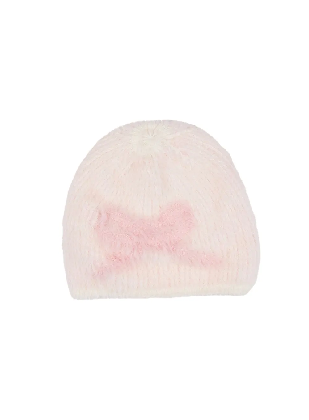 Chic Ribbon Fur Beanie CJ501