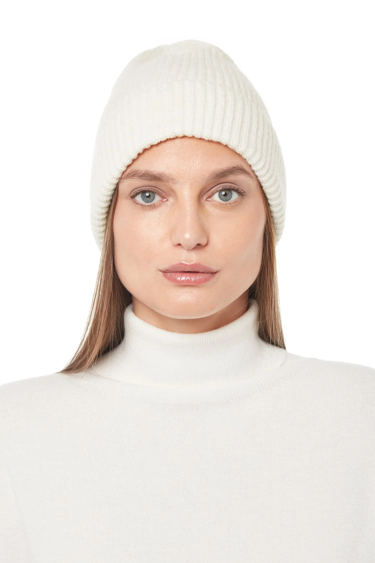 Clarissa Beanie in Ivory