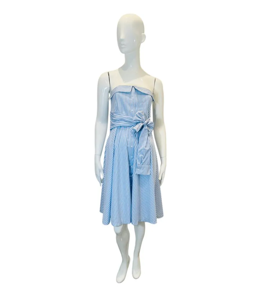 Claudie Pierlot Corseted Sleeveless Cotton Dress. Size 36FR