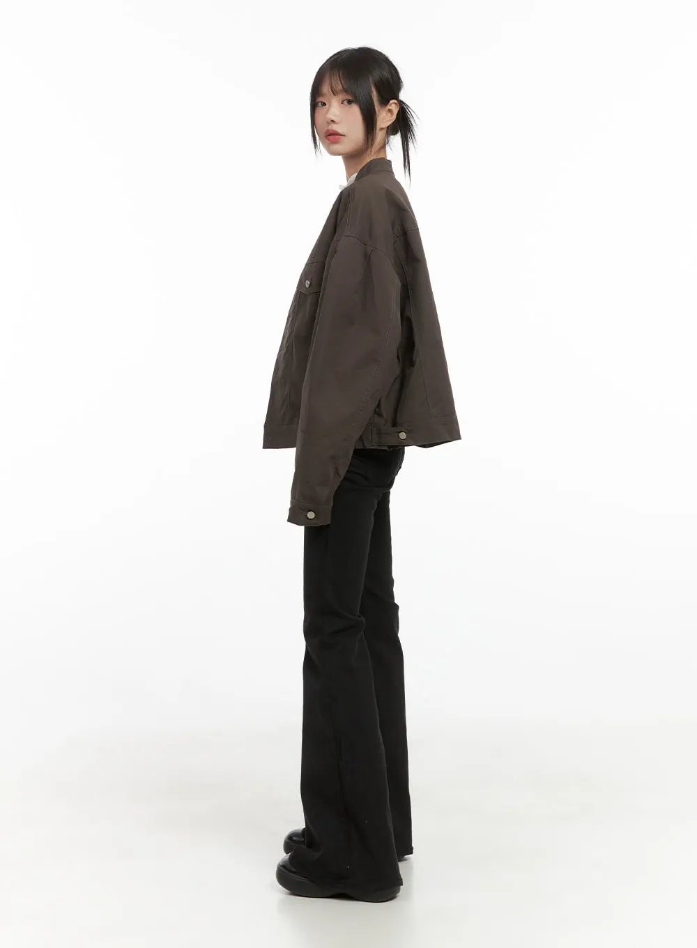 Comfy Oversized Polyester Coat CS412