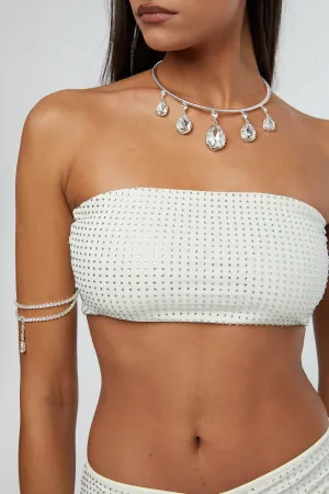 Crystal Bandeau Top