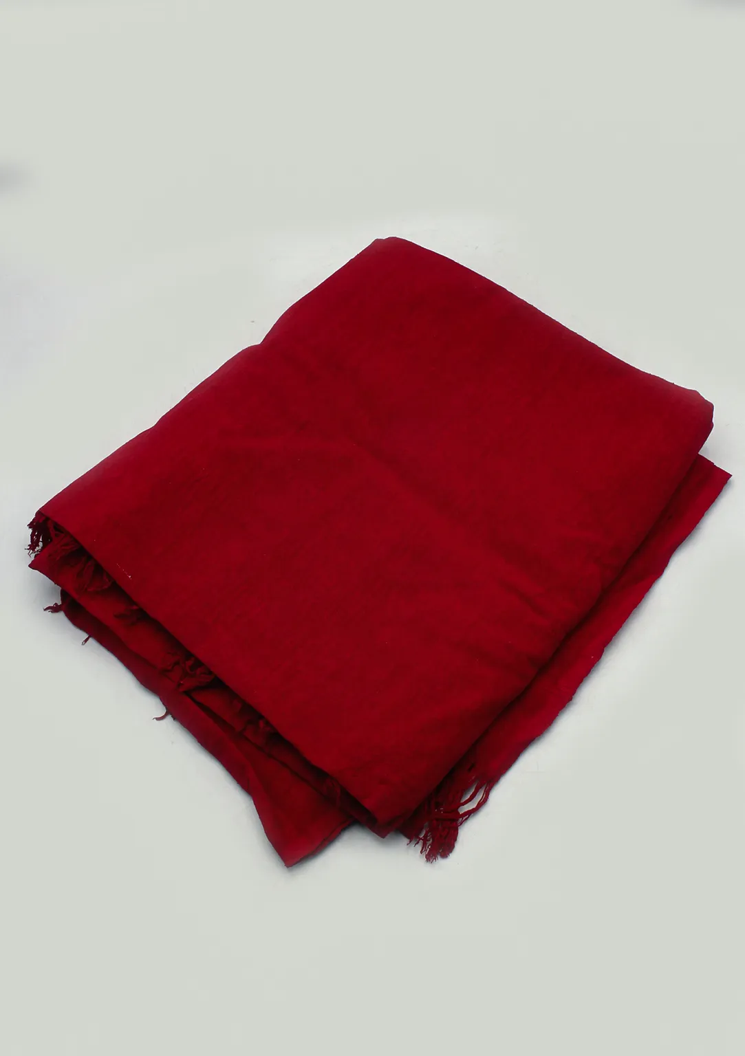 Dark Raw Silk Tibetan Large Meditation Shawl