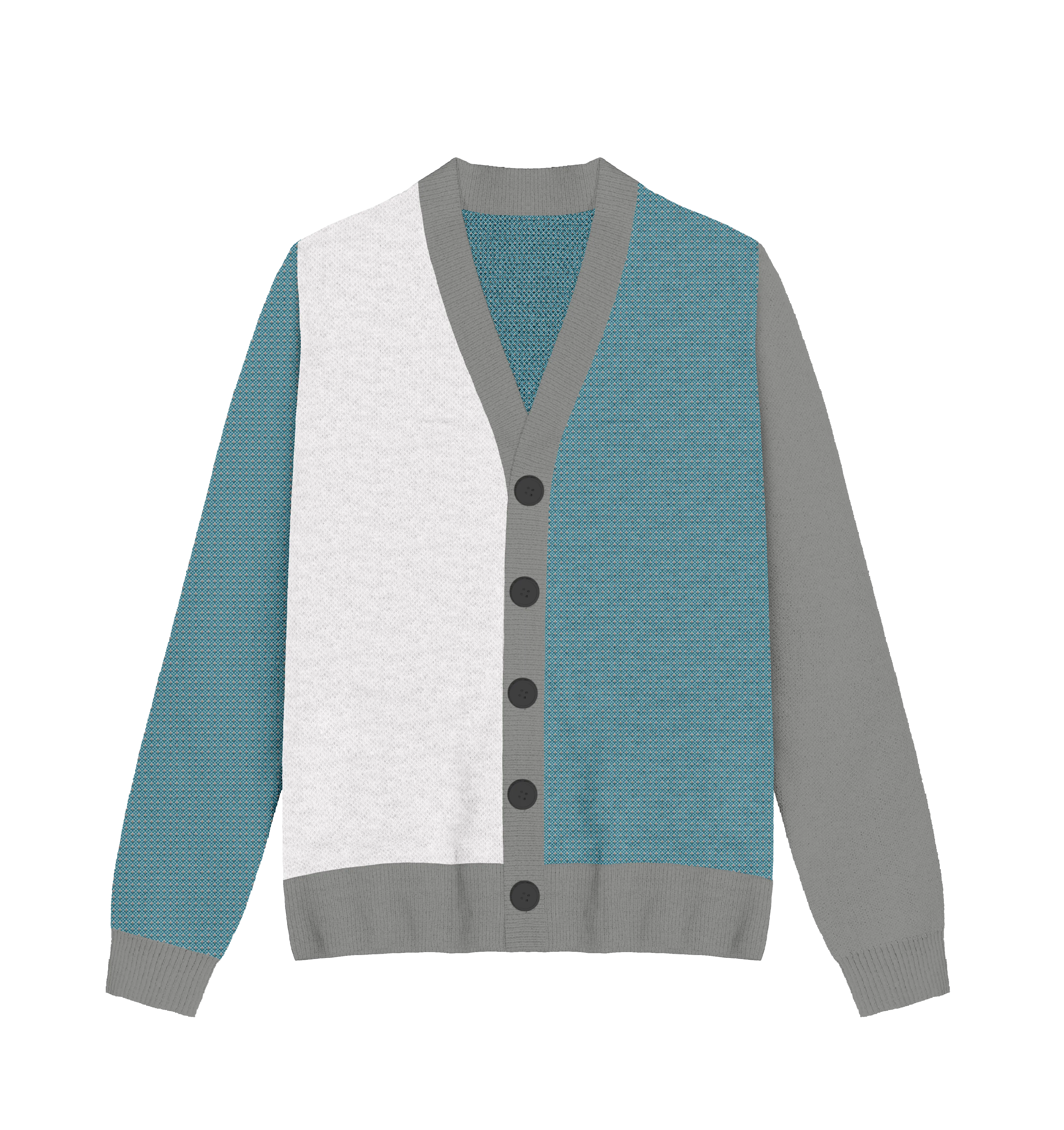 Demiboy Colorblock Knit Cardigan