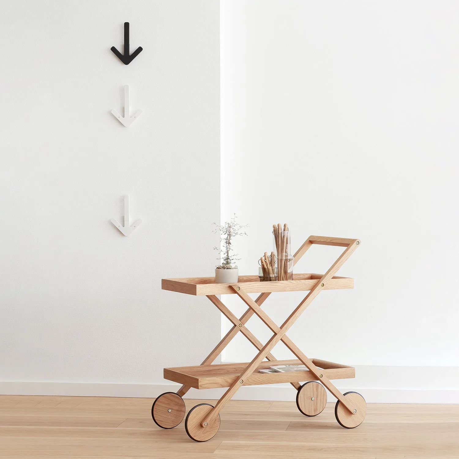 design house stockholm | arrow hanger | white