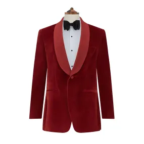 Devere Rust Velvet Formal Jacket