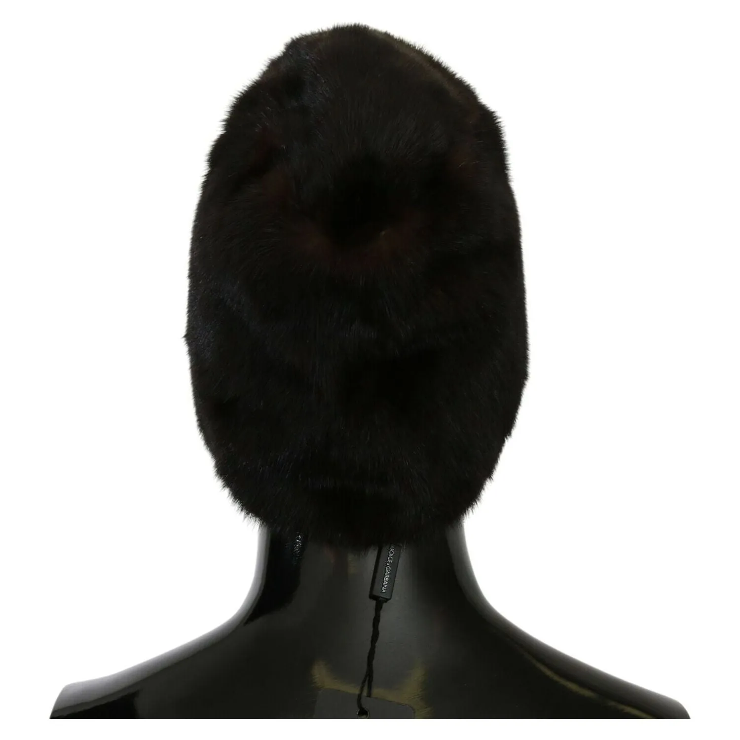 Dolce & Gabbana Elegant Black Silk Beanie - Chic Autumn/Winter Accessory