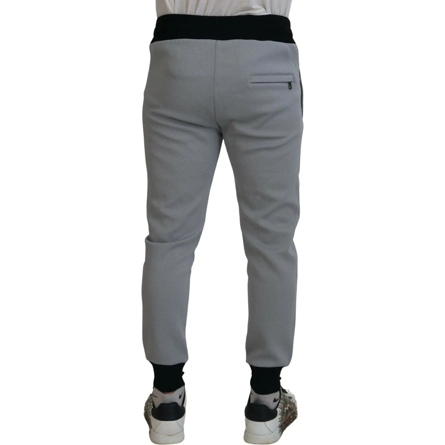 Dolce & Gabbana Elegant Grey Jogger Pants