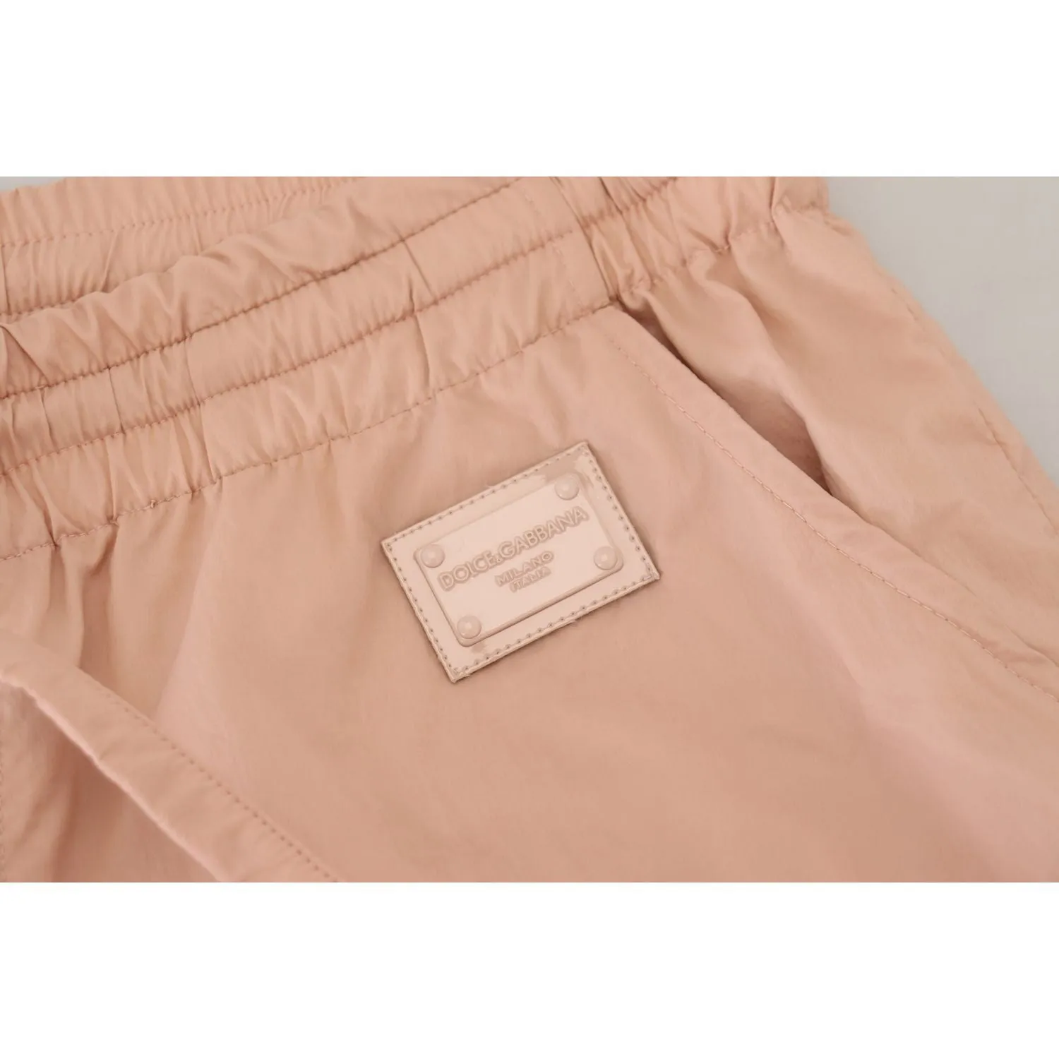 Dolce & Gabbana Elegant Peach Casual Sweatpants