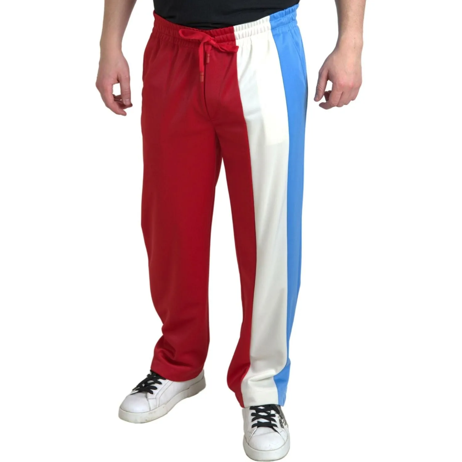 Dolce & Gabbana Elegant Striped Drawstring Sweatpants