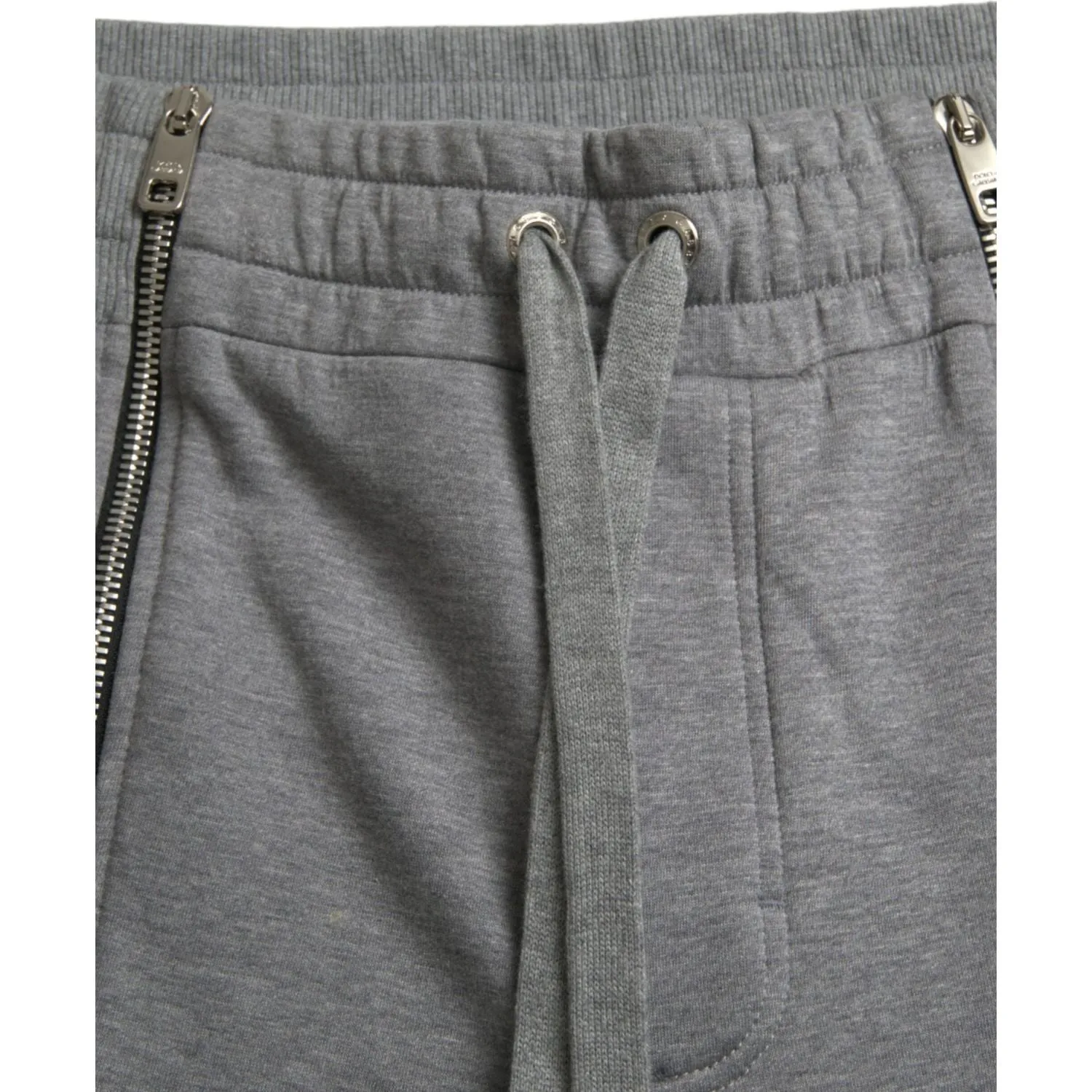 Dolce & Gabbana Gray Cotton Jogger Skinny Sweatpants Pants