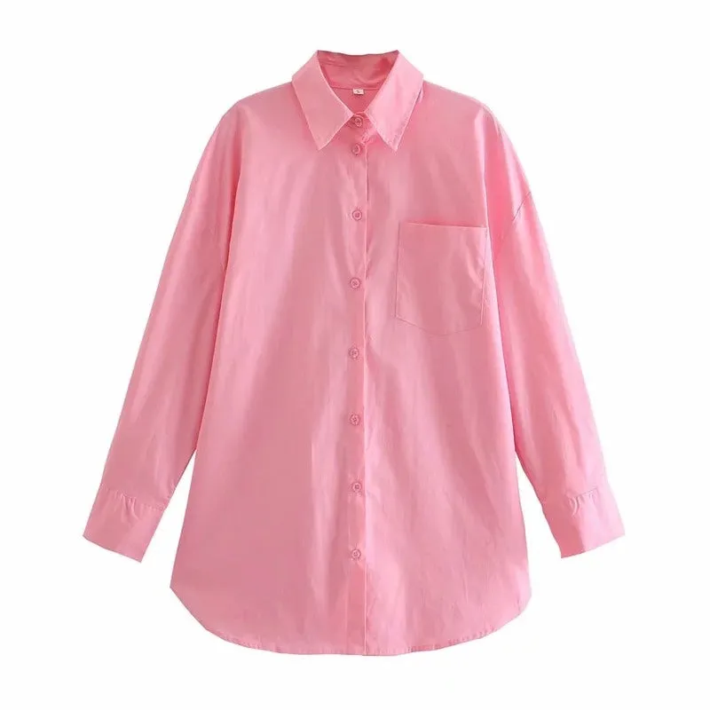 EYES ON FLOYD ULTIMATE COTTON SHIRT IN PINK