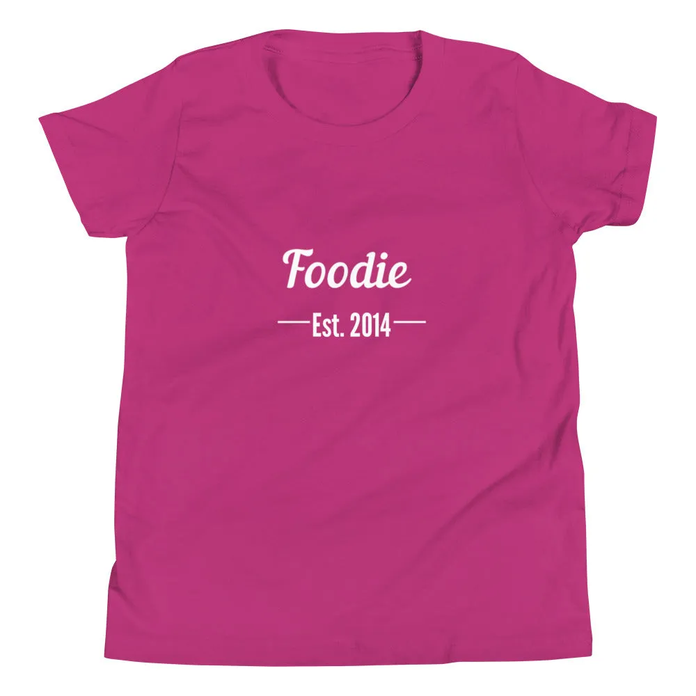 Foodie Est. 2014 Youth Short-Sleeve T-Shirt