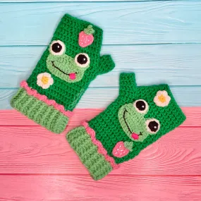 Froggy Fingerless Gloves