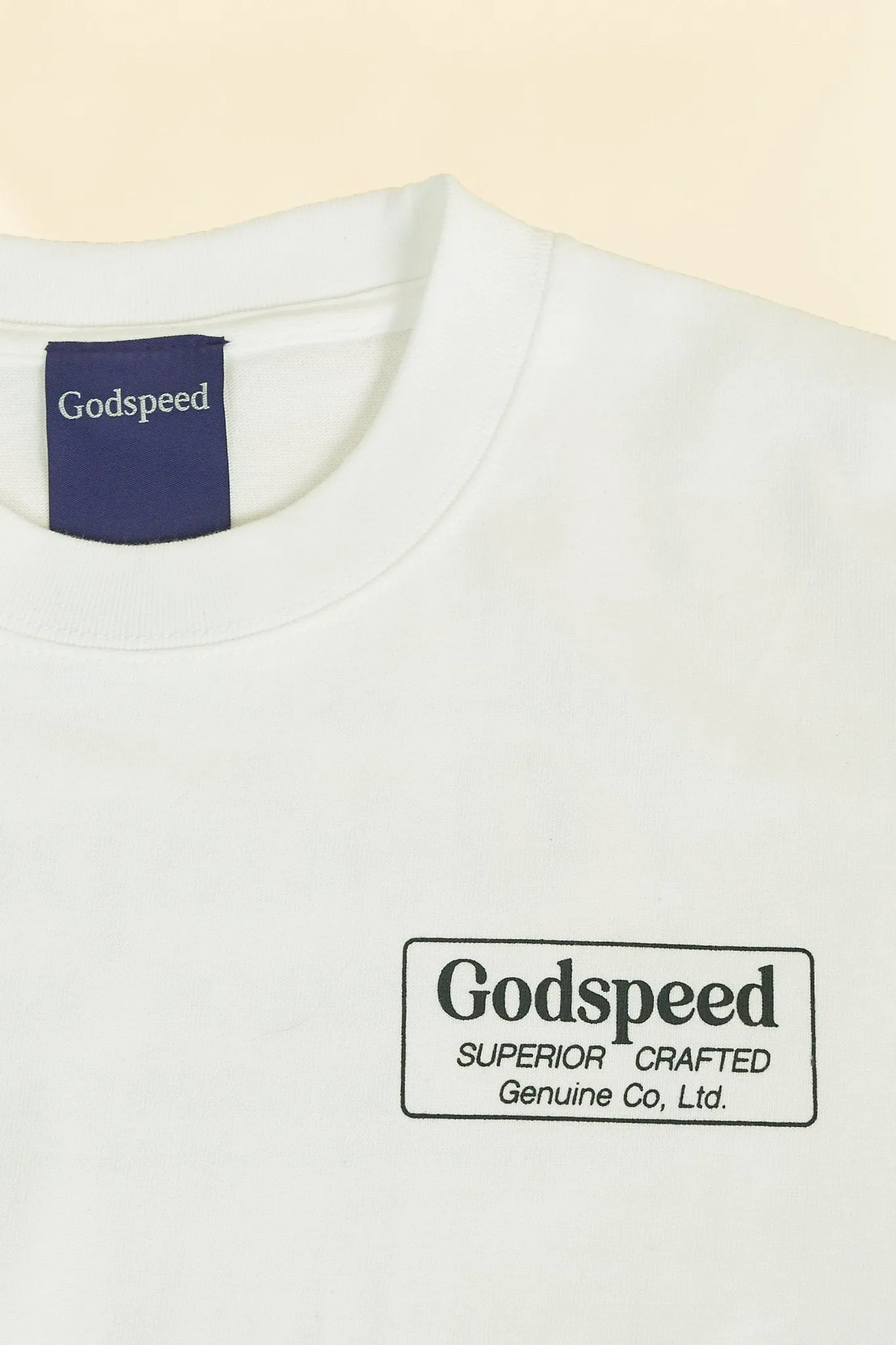 Godspeed 'Genuine' Heavyweight Organic T-Shirt - White