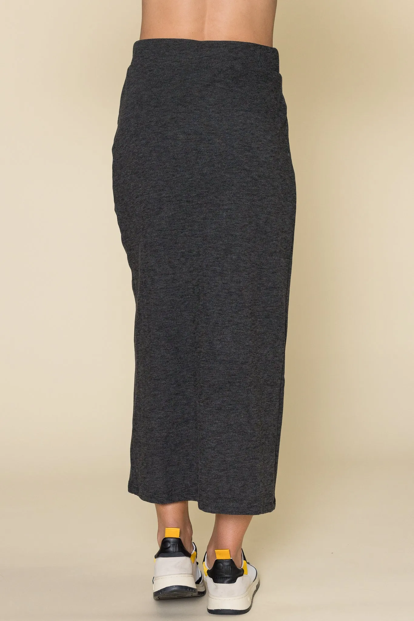 High Slit Wrap Skirt