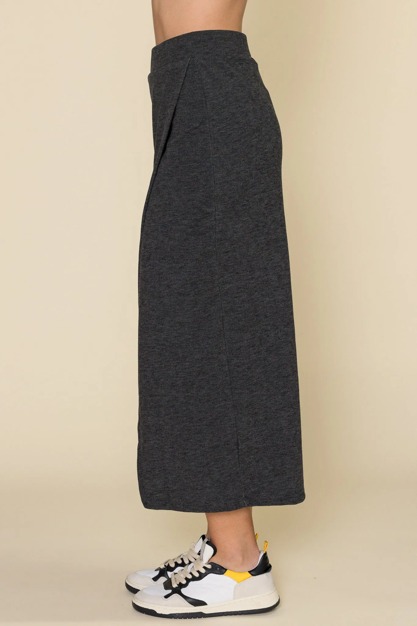 High Slit Wrap Skirt