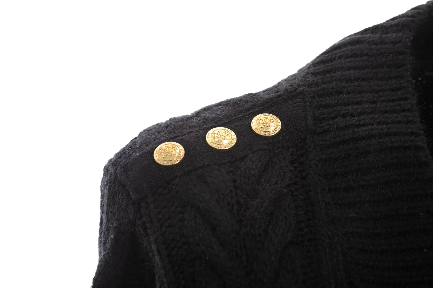 Holland Cooper Windsor Midi Cardigan in Black