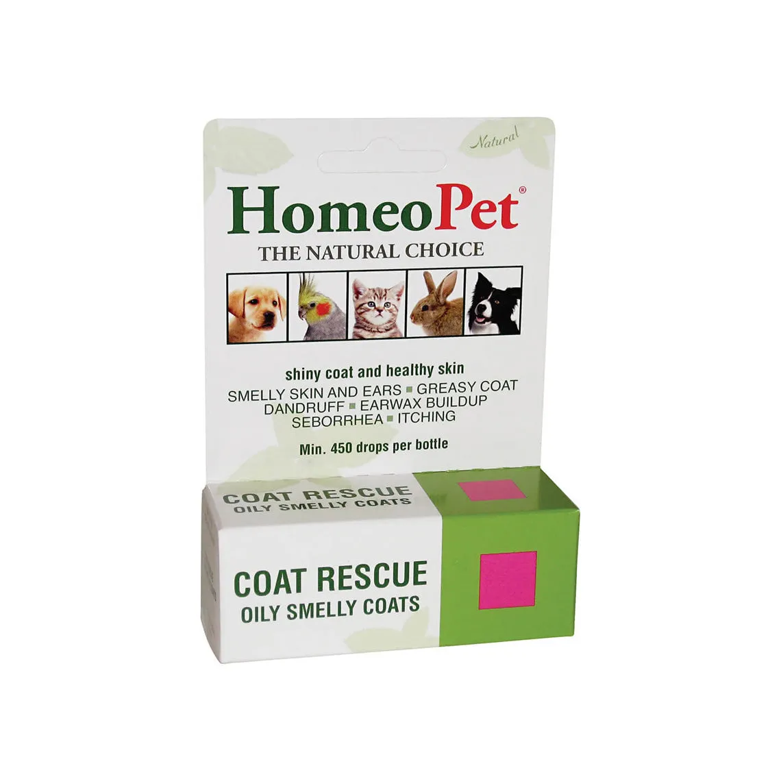 HomeoPet Coat Rescue Homeopathic Formula for Dogs & Cats