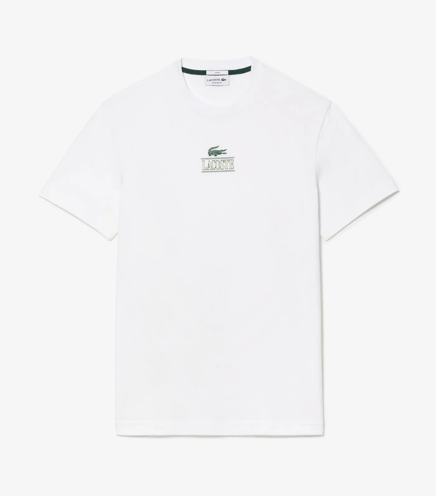 Iconic Print Cotton Jersey T-Shirt White