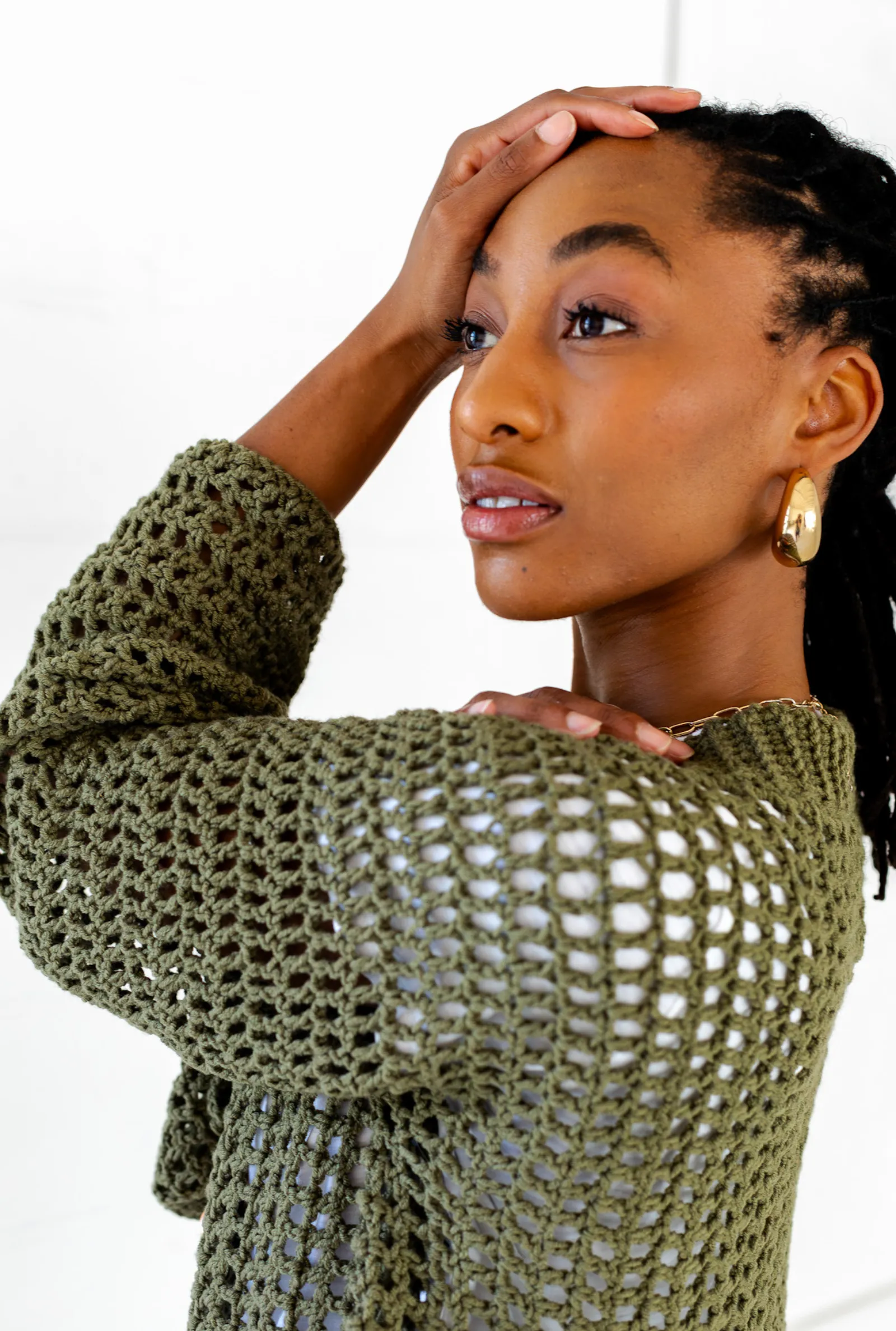 Issa Mesh Cardigan // Crochet PDF Pattern