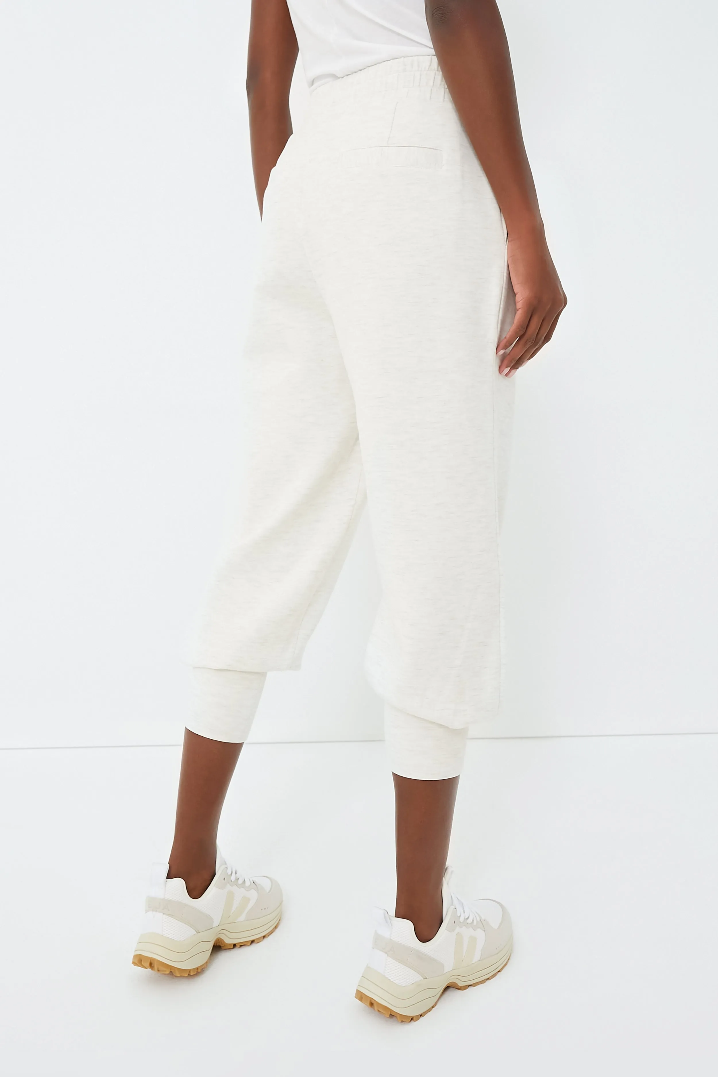 Ivory Marl The Relaxed Pant 25