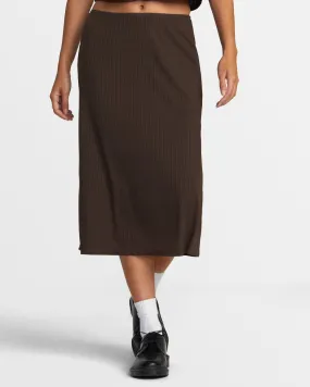 Jenni Midi Skirt - Chocolate Torte