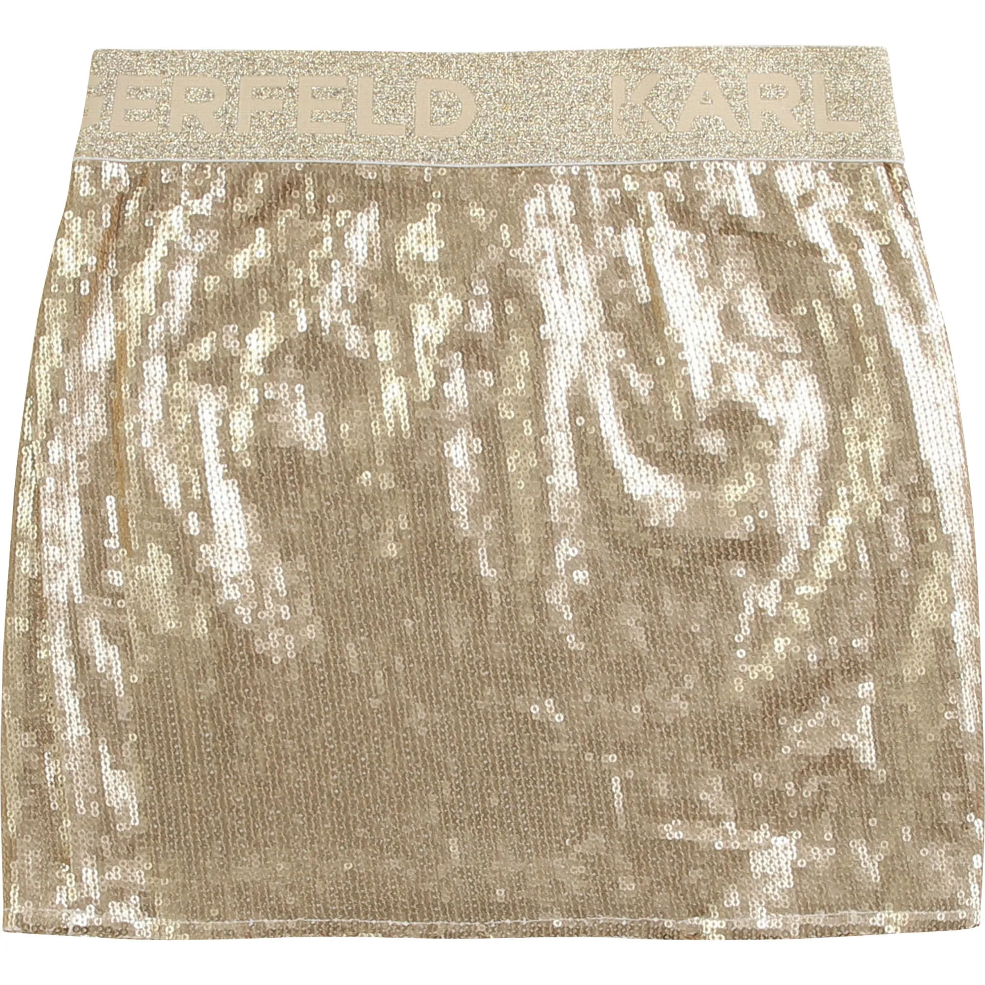 Karl Lagerfeld Gold Skirt