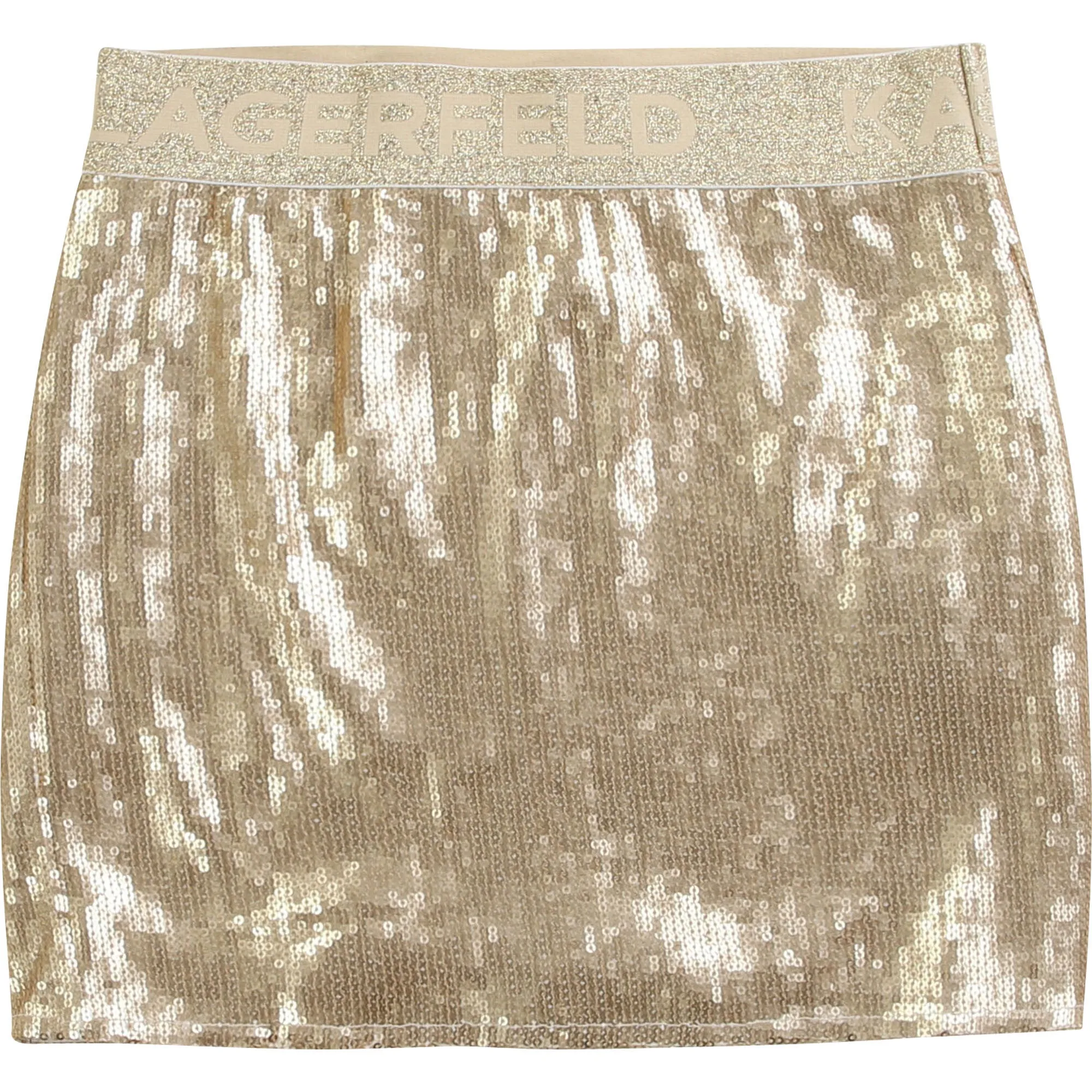 Karl Lagerfeld Gold Skirt