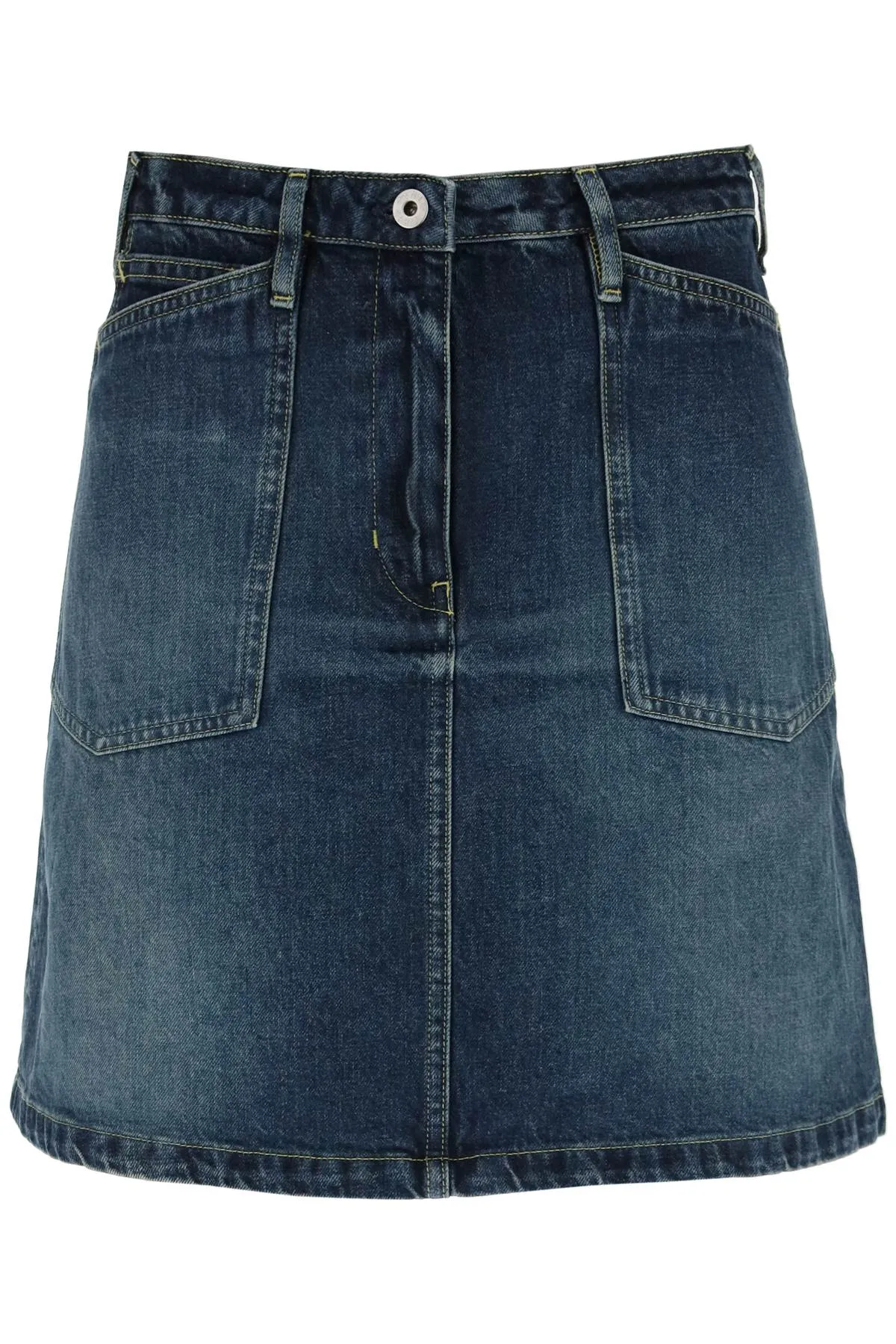 Kenzo flared denim skirt