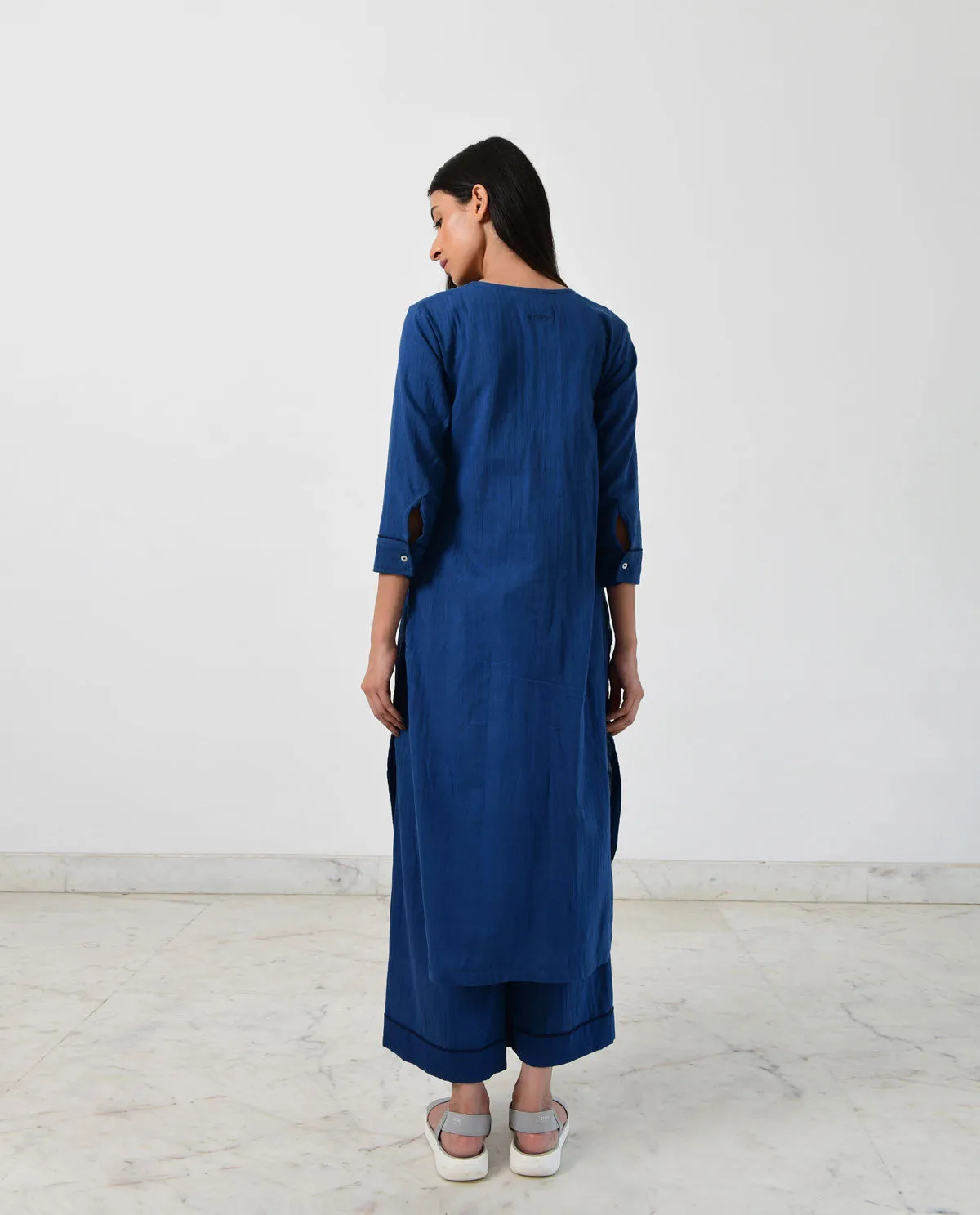 KNIFE PLEAT KURTA/PANTS